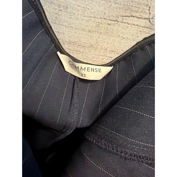 Commense Pinstripe Bustier/Strapless Vest Top Size XS - Picture 3 of 3